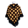 Unisex Handmade - Poncho, size Ei kokoa - Orange ()