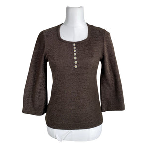 Unisex Figura - Tricot shirt, size 36 - Brown (1)