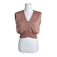 Unisex Neulenuttu - Cardigan, size 34 - Light pink ()