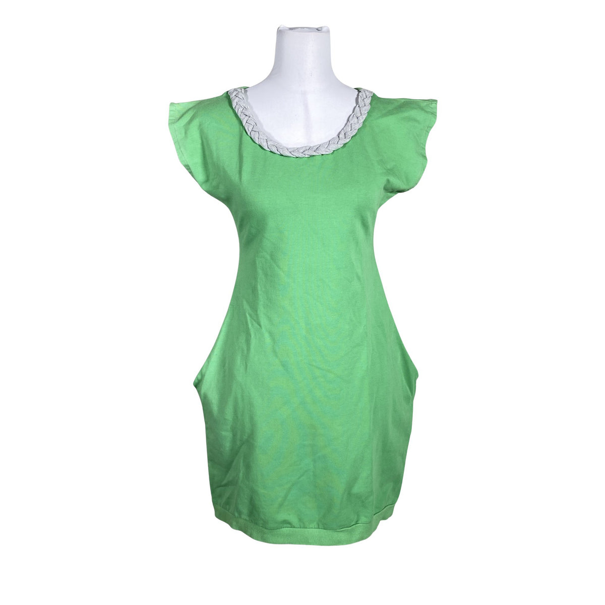 Unisex Nopsu Popsu - Tricot dress, size 38 - Green (1)