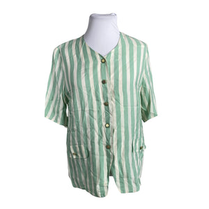 Unisex NP Collection - Short-sleeved blouse, size 42 - Green (1)