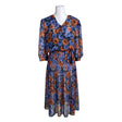 Unisex Eurofashion - Schiffon dress, size 36 - Blue ()