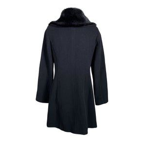 Unisex Hansmark - Wool coat, size 38 - Black (3)