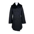 Unisex Hansmark - Wool coat, size 38 - Black ()
