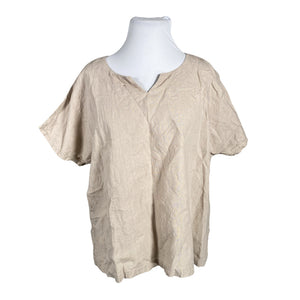 Unisex Nanso - Short-sleeved blouse, size 42 - Brown (1)
