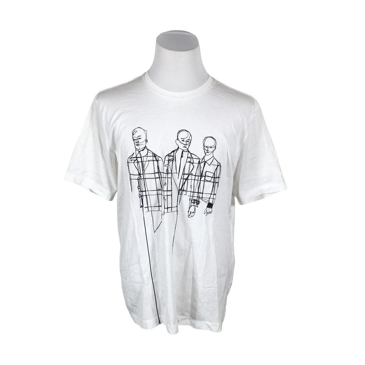Unisex Z Zegna - T-shirt, size L - White (1)