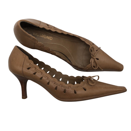 Unisex Dumond - High heels, size 37 - Brown ()