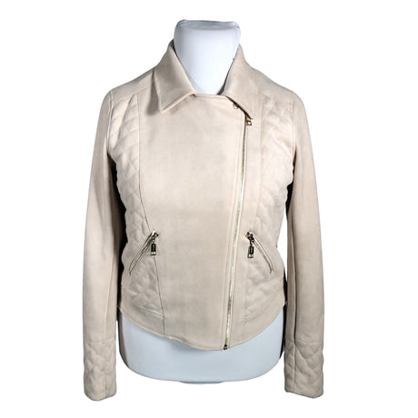 Unisex Comma - Leather jacket, size 42 - Beige ()