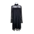 Unisex Soyaconcept - Schiffon dress, size 40 - Black ()