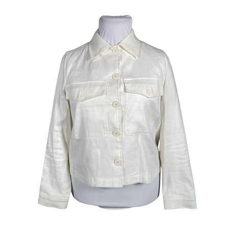 Unisex Benetton - Denim shirt, size 36 - Natural white ()