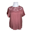 Unisex Q/S designed by S.Oliver - Short-sleeved blouse, size 42 - Violet ()