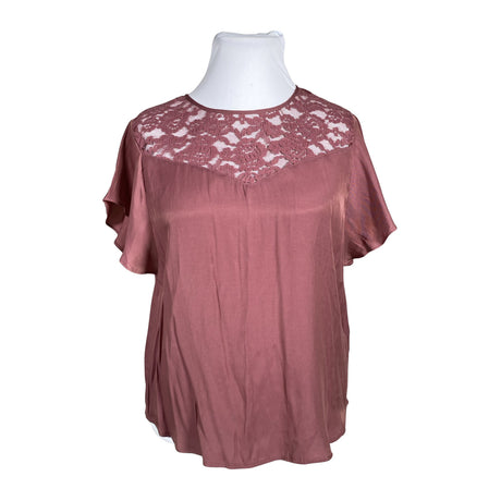 Unisex Q/S designed by S.Oliver - Short-sleeved blouse, size 42 - Violet ()