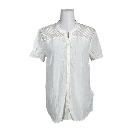 Unisex Gerry Weber - Short-sleeved blouse, size 38 - White ()