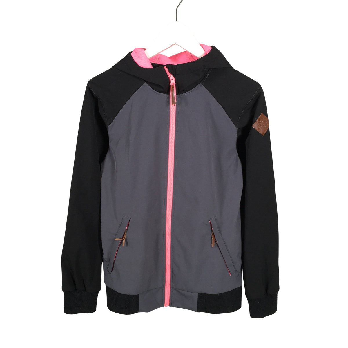Unisex Boy-Cot - Soft shell jacket, size 164 - 170 - Gray (1)