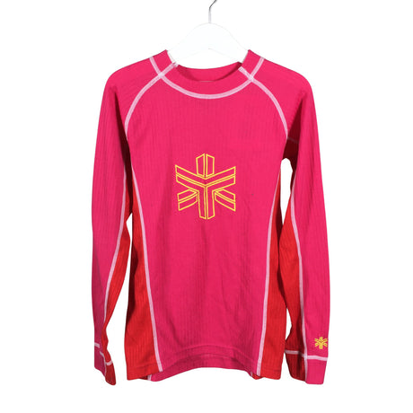 Unisex Áhkká - Thermal shirt, size 146 - 152 - Pink ()