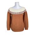 Unisex Handmade - Sweater, size 40 - Brown ()