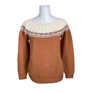 Unisex Handmade - Sweater, size 40 - Brown (1)