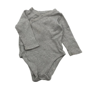 Unisex Mothercare - Wrap bodysuit, size 68 - 74 - Gray (1)
