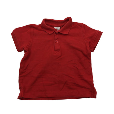 Unisex Lindex - Polo shirt, size 62 - 68 - Red ()