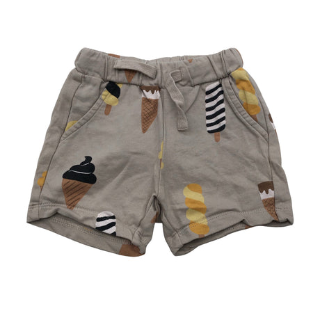 Unisex Lindex - Sweatshorts, size 62 - 68 - Beige ()