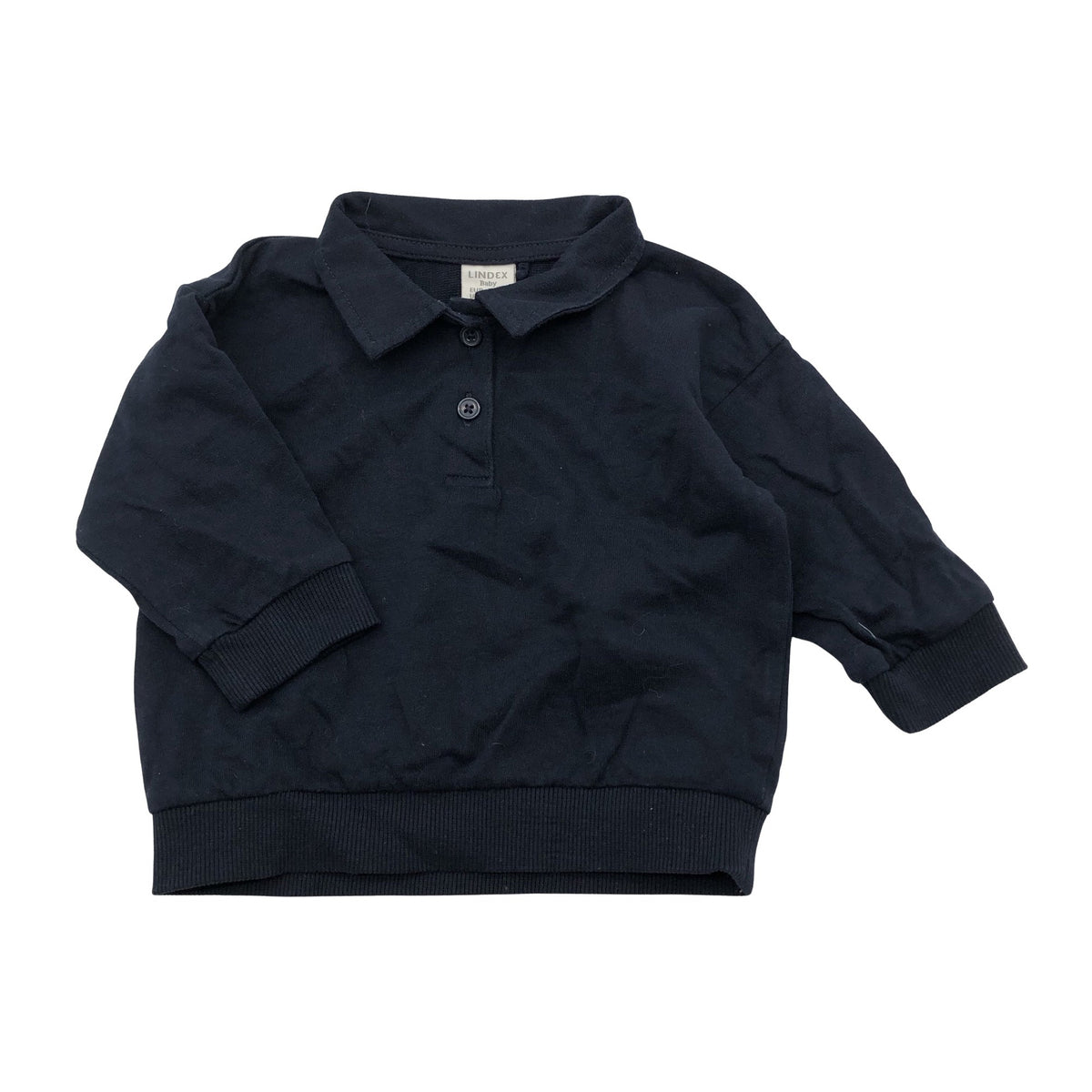 Unisex Lindex - Sweatshirt, size 62 - 68 - Blue (1)