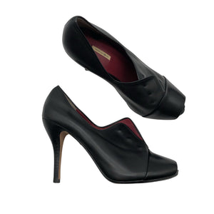 Unisex Max Studio - Open toe high heel shoes, size 38 - Black (1)
