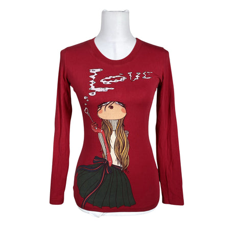 Unisex Love Moschino - Tricot shirt, size 36 - Red ()