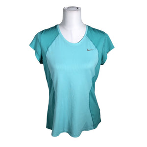 Unisex Nike - Sports shirt, short sleeve, size 40 - Turquoise (1)
