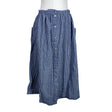 Unisex Selected - Fabric skirt, size 38 - Blue ()