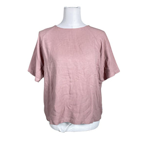 Unisex Makia - Short-sleeved blouse, size 36 - Light pink (1)