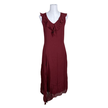 Unisex Your Face - Schiffon dress, size 36 - Wine red ()