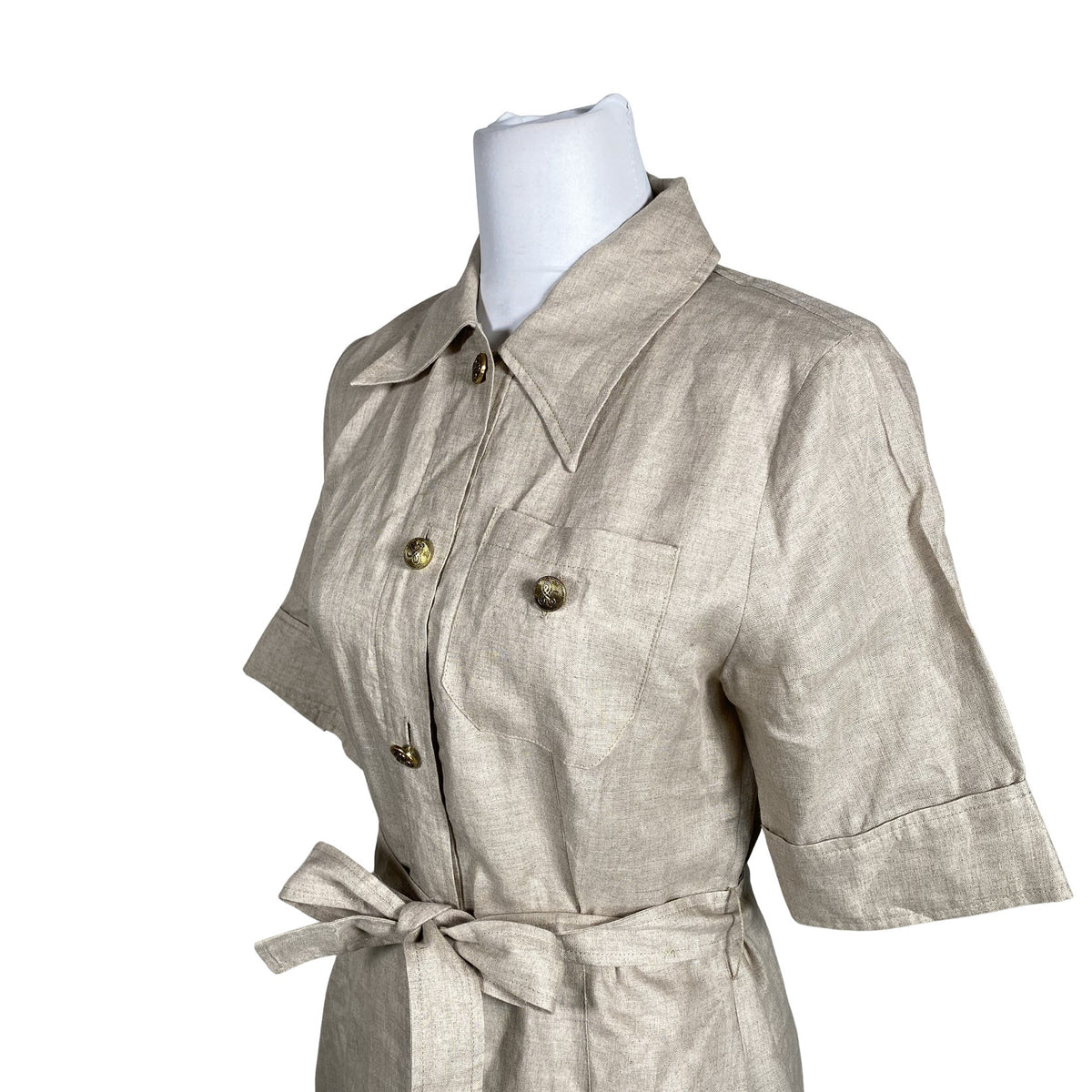 Unisex Luisa Spagnoli - Dress, size 38 - Brown (2)