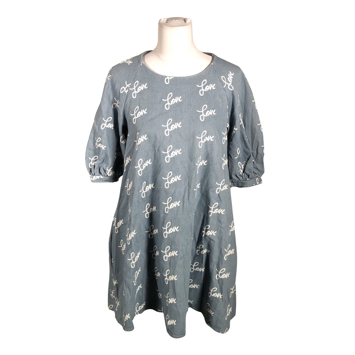 Unisex Vimma - Denim dress, size 36 - Light blue (1)