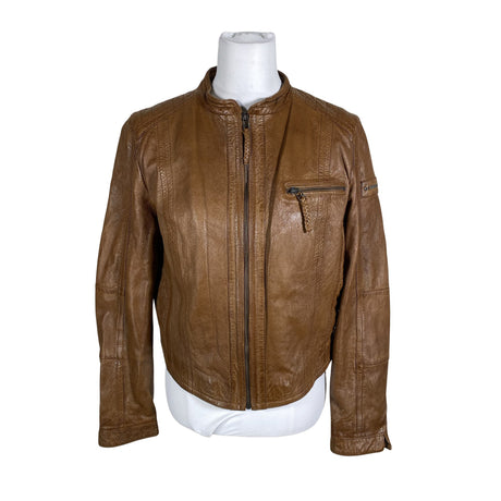 Unisex Molltan - Leather jacket, size 38 - Brown ()
