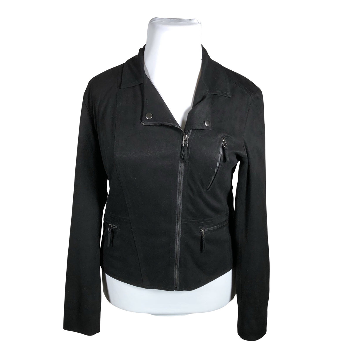 Unisex Free Quent - Leather jacket, size 42 - Black (1)