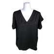 Unisex Lindex - Short-sleeved blouse, size 40 - Black ()