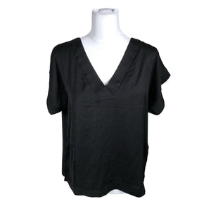 Unisex Lindex - Short-sleeved blouse, size 40 - Black (1)
