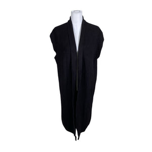 Unisex Cut & Pret - Knit vest, size 38 - Black (1)