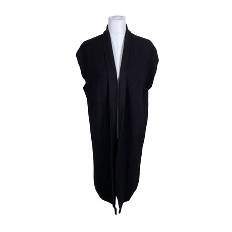 Unisex Cut & Pret - Knit vest, size 38 - Black ()