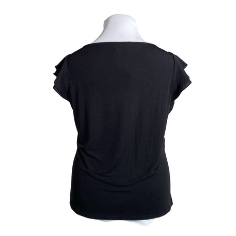 Unisex Comma - Short-sleeved blouse, size 44 - Black (2)