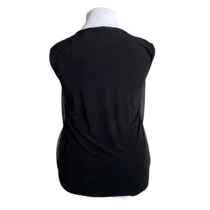 Unisex Esprit - Tricot tank top, size 42 - Black (2)