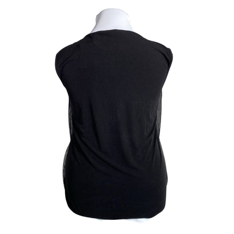 Unisex Esprit - Tricot tank top, size 42 - Black (2)