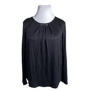 Unisex s.Oliver - Tricot shirt, size 44 - Black (1)