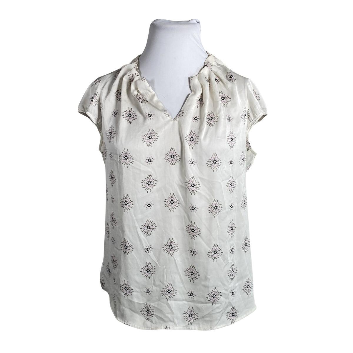 Unisex Comma - Short-sleeved blouse, size 42 - Natural white (1)