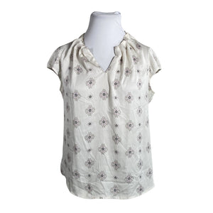 Unisex Comma - Short-sleeved blouse, size 42 - Natural white (1)
