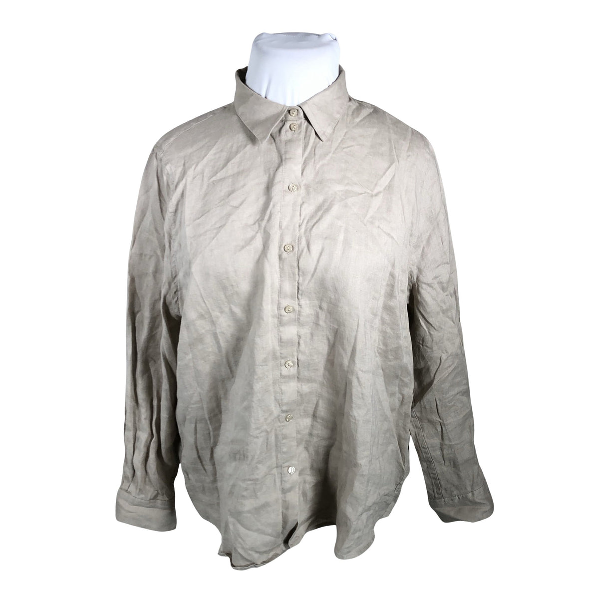 Unisex Essentials by Stockmann - Collared shirt, size 46 - Beige (1)