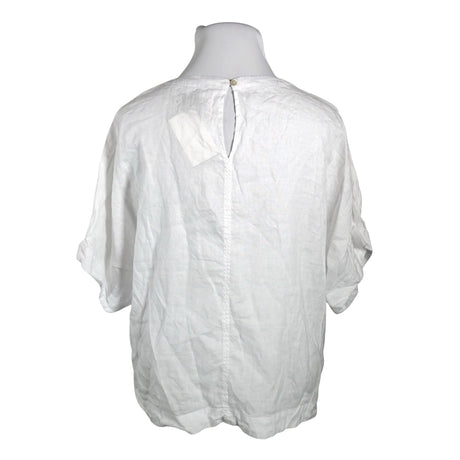 Unisex Marks&Spencer - Short-sleeved blouse, size 46 - White (2)