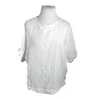 Unisex Marks&Spencer - Short-sleeved blouse, size 46 - White ()