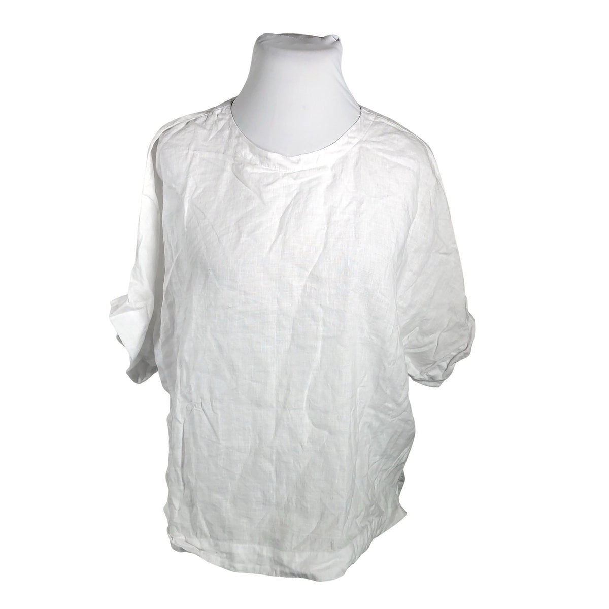 Unisex Marks&Spencer - Short-sleeved blouse, size 46 - White (1)