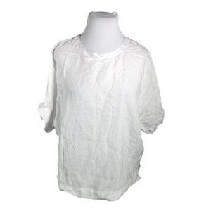 Unisex Marks&Spencer - Short-sleeved blouse, size 46 - White (1)